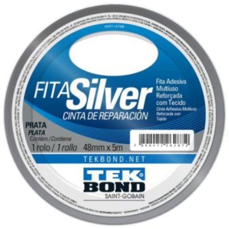 Fita Silver Tape Tekbond 48MMX5M