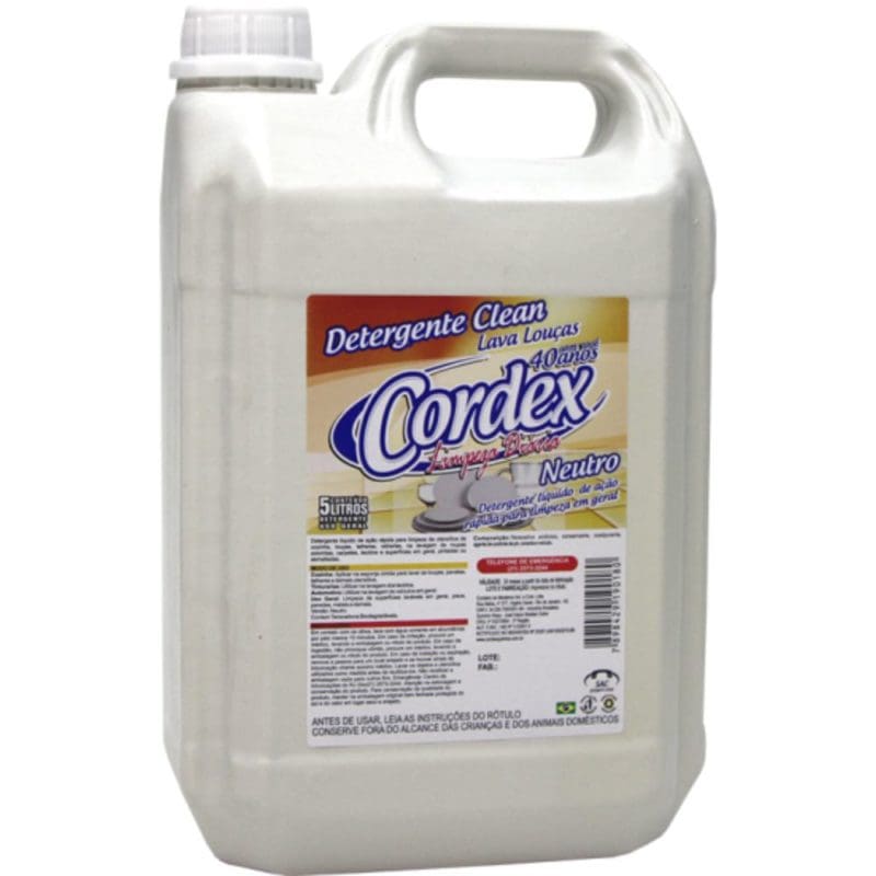 Detergente Clean Neutro Cordex 5LT