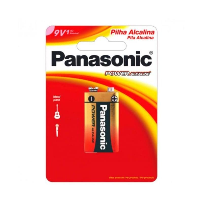 Bateria Alcalina 9V Panasonic
