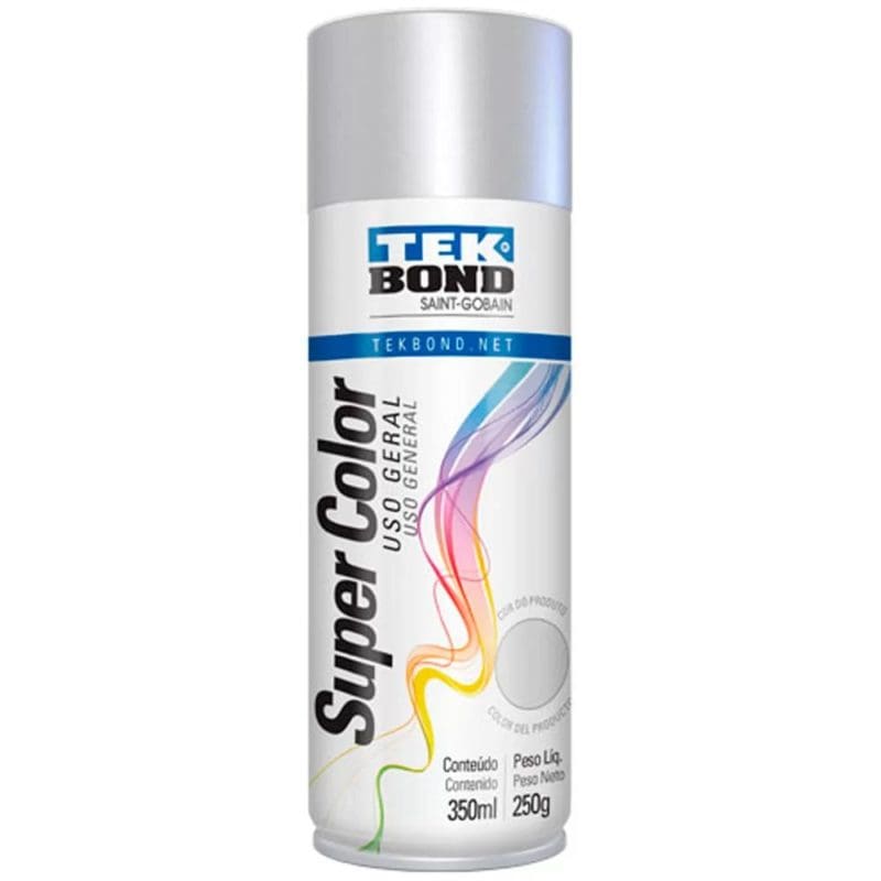 Tinta Spray Alumínio 350ML Tekbond
