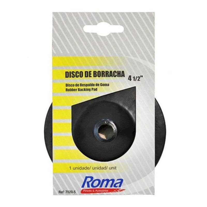Disco de Borracha 4.1/2" Roma
