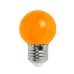 LÂMPADA LED BOLINHA 1-3W BIVOLT E27 LARANJA KIAN