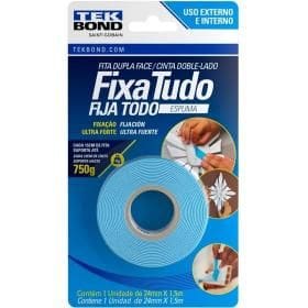 FITA DUPLA FACE ESPUMA 24MMX1,5M TEKBOND