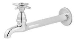 TORNEIRA PARA PIA PAREDE RETA 1158 C23 LEÃO