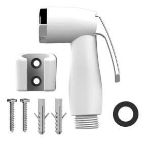 PISTOLA PARA DUCHA HIGIENICA ABS BRANCO / CROMADO 7561 CENSI