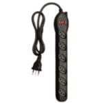 FILTRO LINHA C/6 TOMADAS 10A 3P QUALITRONIX