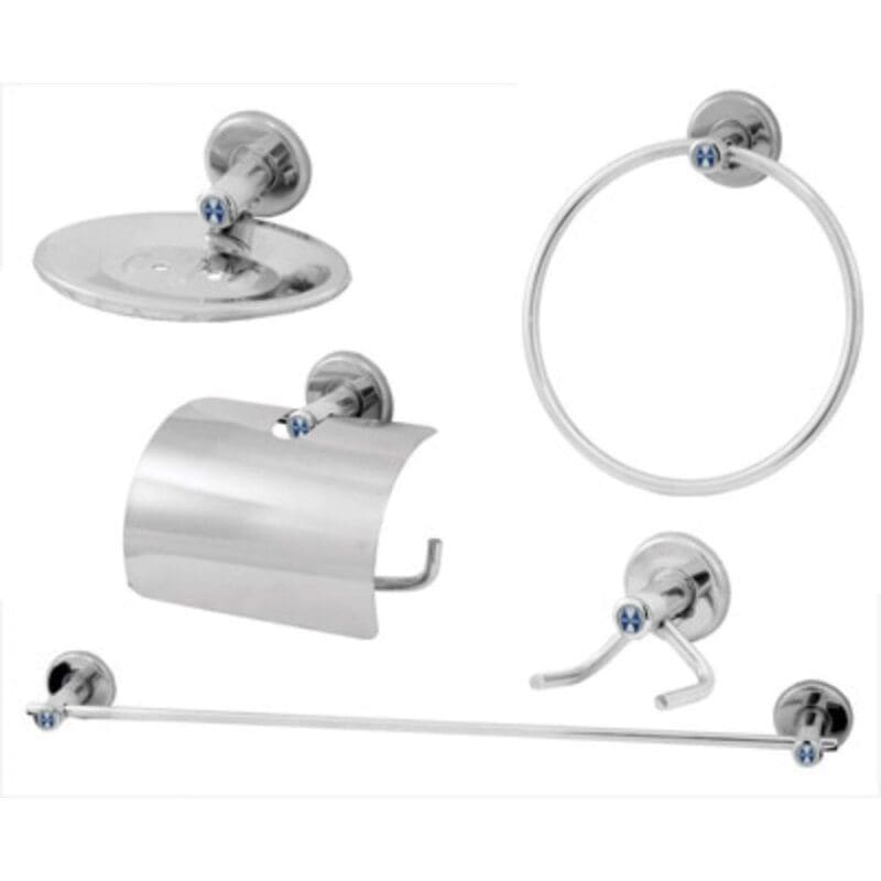 KIT BANHEIRO METAL 5 PECAS 3315 METROX