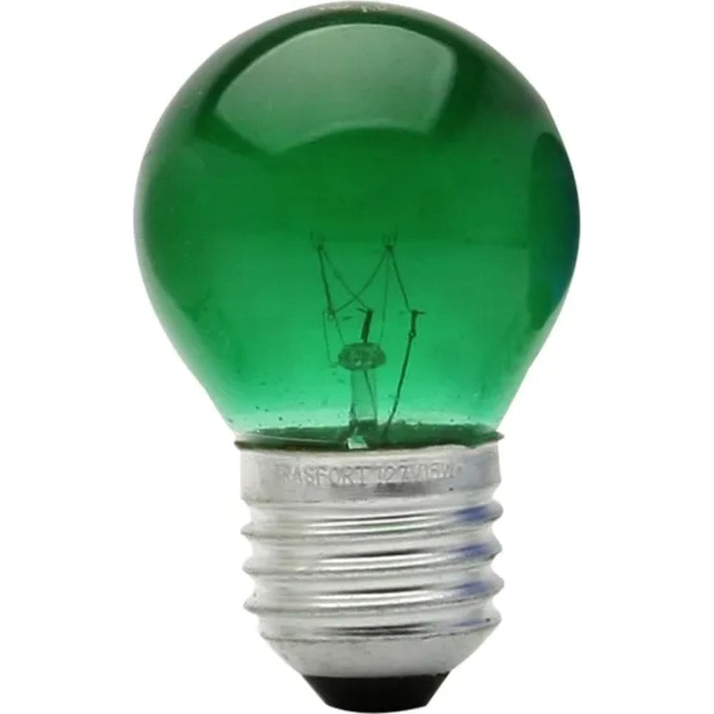 6309fa79-299d-4cd8-9191-eddd215d4cca LÂMPADA BOLINHA 15W 127V E27 VERDE BRASFORT