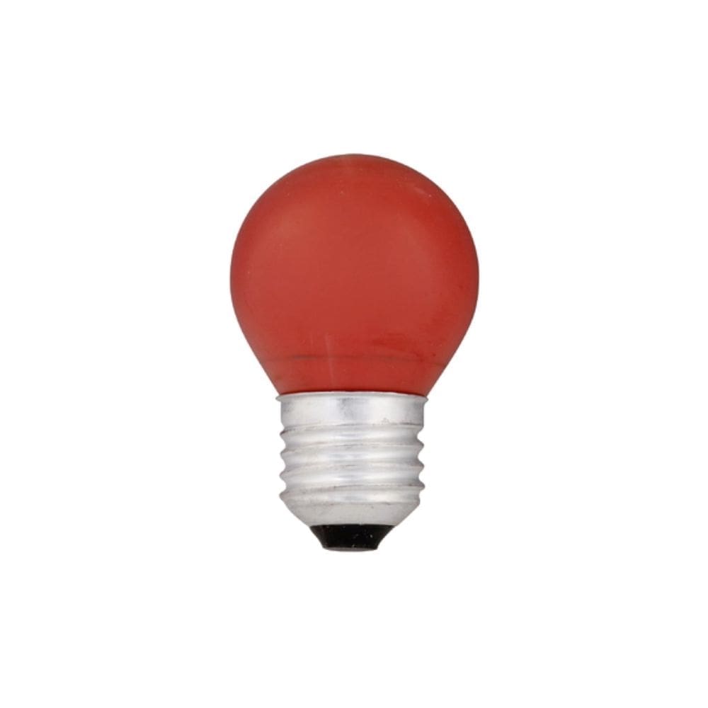 8d265662-11ea-4c93-9796-f839021cd8c5 LÂMPADA BOLINHA E27 15W/127V VERMELHA KIAN