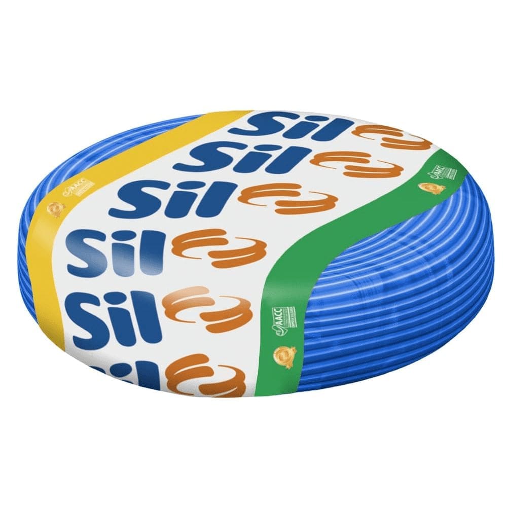 FIO CABINHO FLEX 01,00MM AZUL ROLO 100M SIL