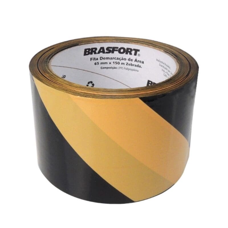 FITA ZEBRADA 65X150MT BRASFORT