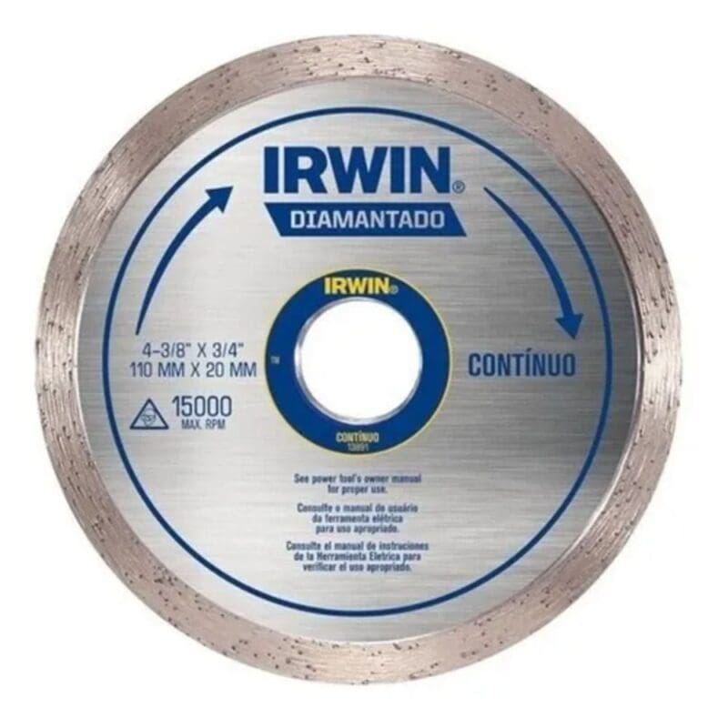 DISCO DIAMANTADO IRWIN REFRIG.LISO 13891
