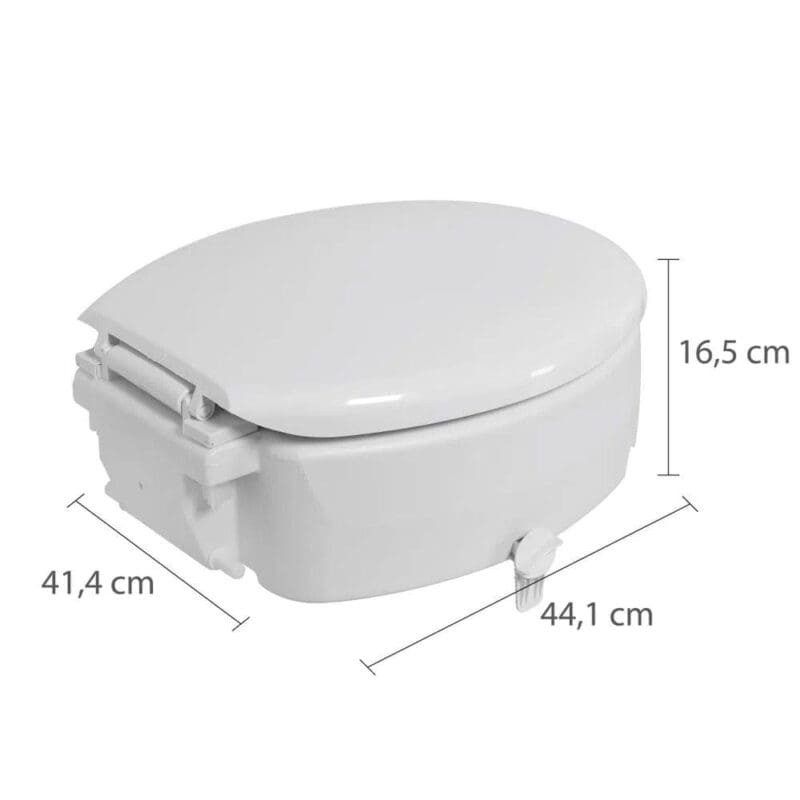ASSENTO ALMOFADADO ELEVADO COM TRAVA 13CM BR ASTRA