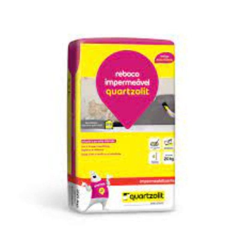 ARGAMASSA IMPER REBOCO IMPERMEAVEL SC 20KG QUARTZOLIT