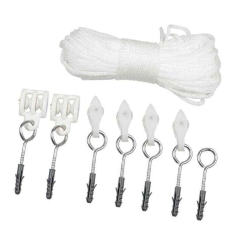 KIT CARRET PLAST.P/VARAL C/CORDA DE ALG. 15M