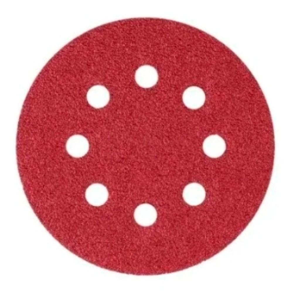 DISCO LIXA VELCRO FERTAK COM FURO 41/2 60 125MM