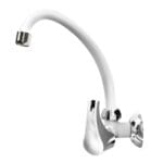 TORNEIRA BRANCA E CROMADA P/COZINHA ACQUAFAM PAREDE - FAME