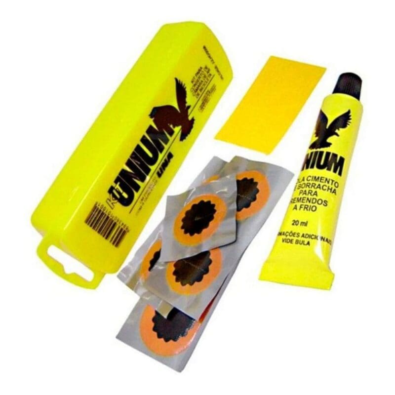 KIT P/CONSERTO DE CÂMARA DE AR DE BICICLETA UNIUM