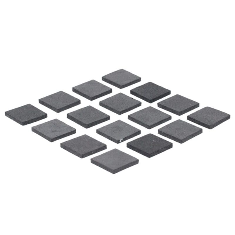 PROTETOR FELTRO 25X25MM 16PC QUADRADO PQ