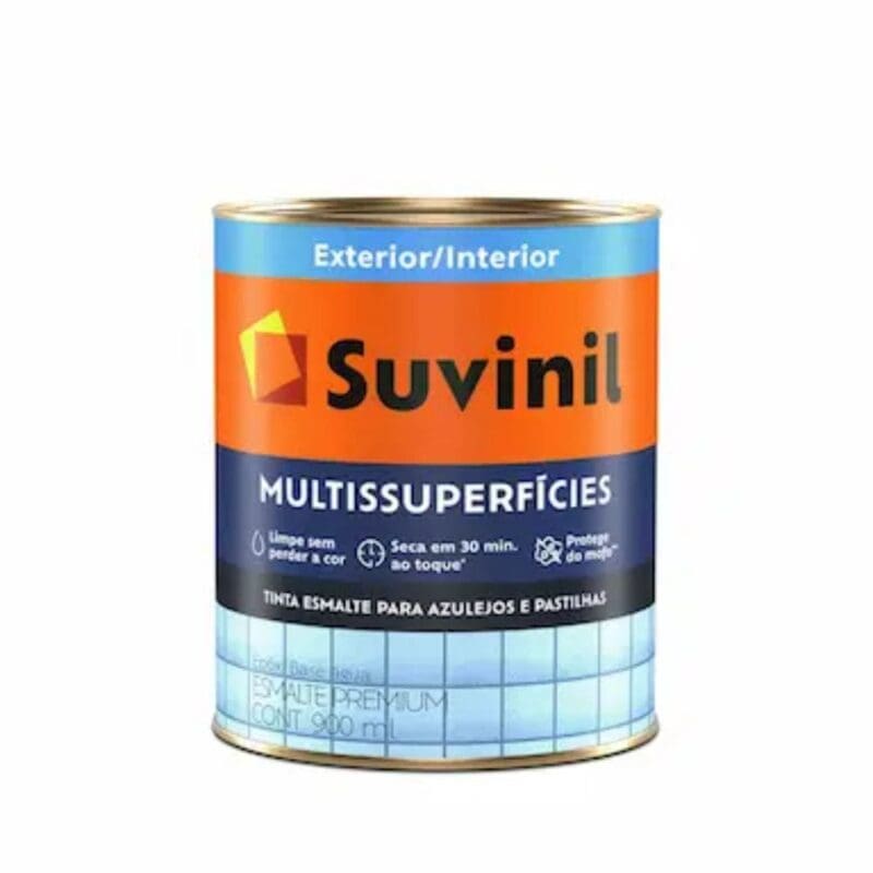 TINTA ESMALTE MULTISSUPERFICIE BCO.ACET.0.9L SUVINIL BASE ÁGUA
