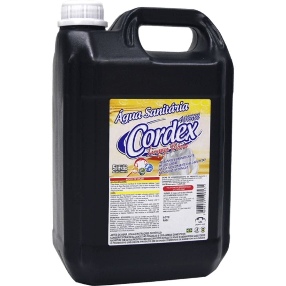 AGUA SANITÁRIA 5LT CORDEX
