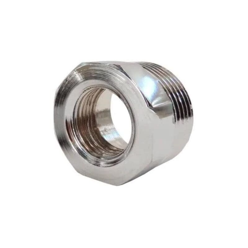 BUCHA DE REDUCAO METAL 1/2 X 1/4 CROMADA BARRA CHROMO