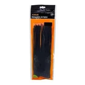 ABRACADEIRA DE NYLON PRETA 200MM X 4,8MM COM 100 FOXLUX