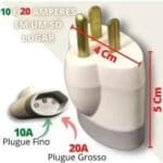 PINO ADAPTADOR PARA PINO AMERICANO FACA