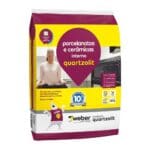 ARGAMASSA PORCELANATO INT 20KG CINZA QUARTZOLIT