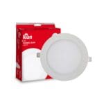 LUMINÁRIA LED EMBUTIR REDONDA SLIM 12W 3,0K AMARELA KIAN