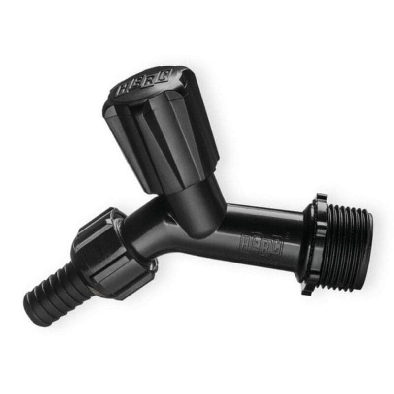 TORNEIRA PARA JARDIM 1/2 PVC PRETA HERC