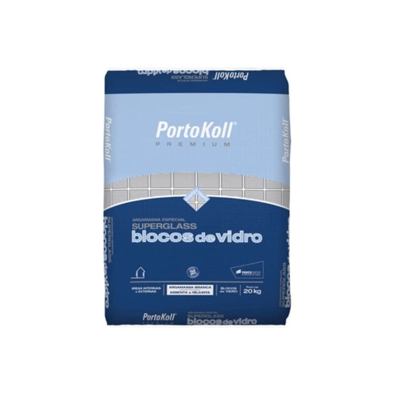 ARG COLANTE GLASS BLOCO VIDRO 4KG PORTOKOLL