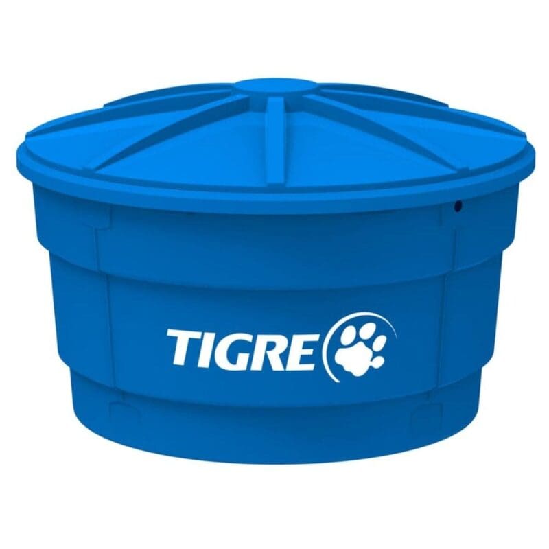 CAIXA DAGUA 1000L C/TAMPA TIGRE