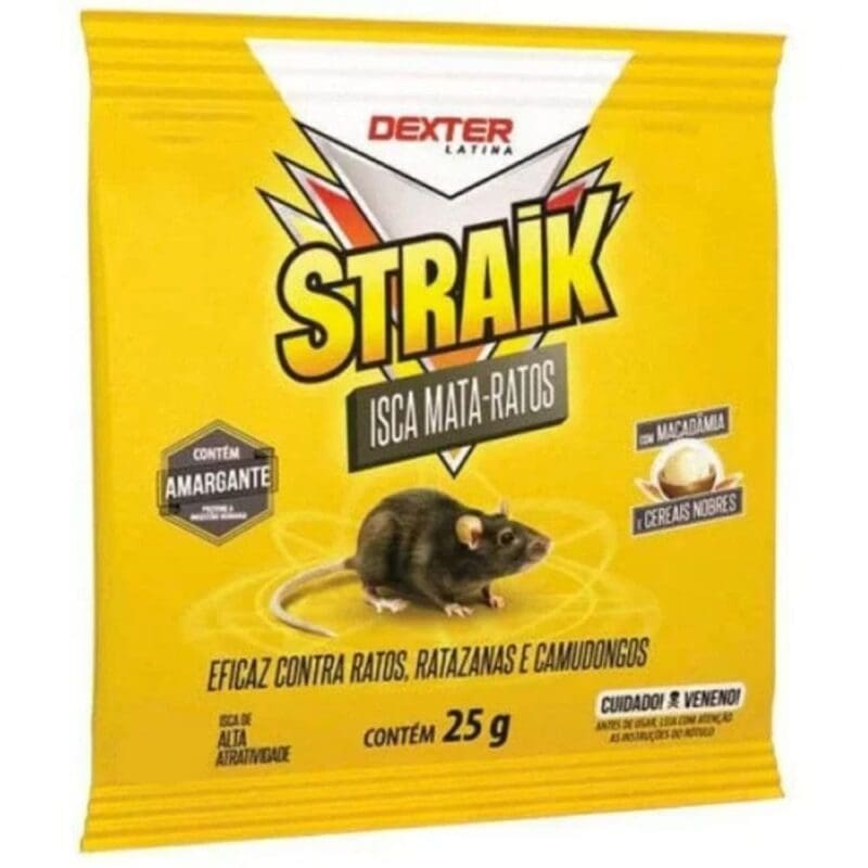 RATICIDA ISCA 25G STRAIK