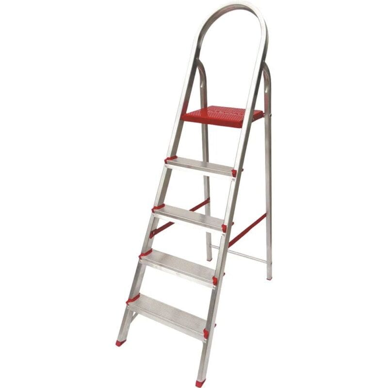ESCADA ALUMINIO 5 DEGRAUS BOTAFOGO