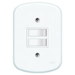 BLANC CONJUNTO 2 INTERRUPTORES