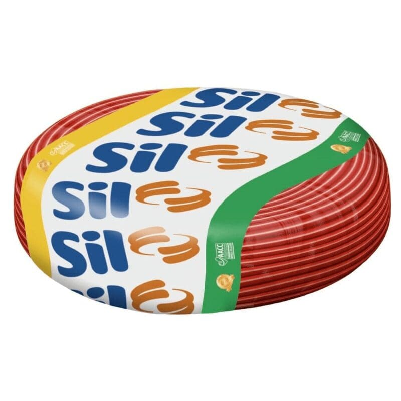 FIO CABINHO FLEX 04,0MM VERMELHO ROLO 100M SIL