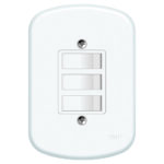 BLANC CONJUNTO 3 INTERRUPTORES FAME