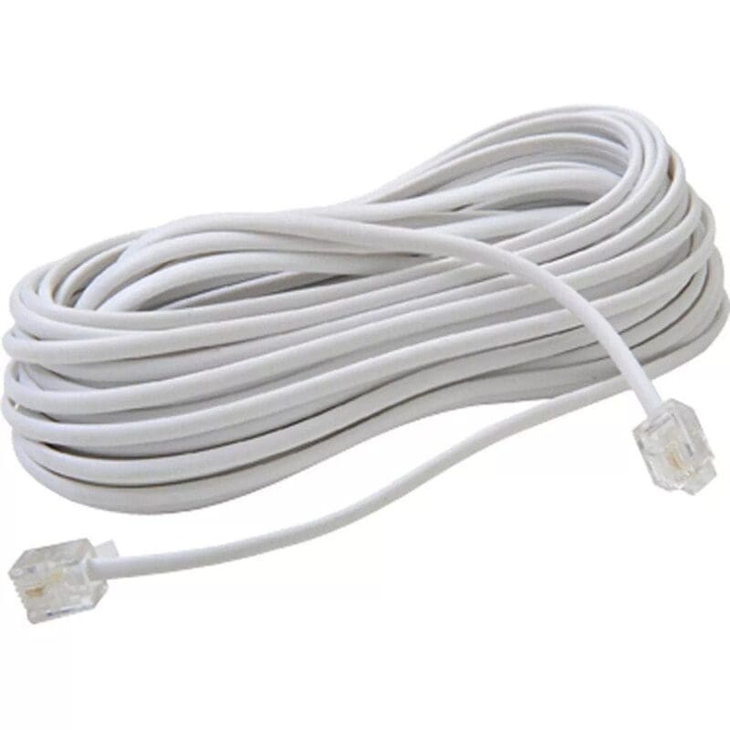 CABO LISO P/TEL/FAX/SEC. 10M