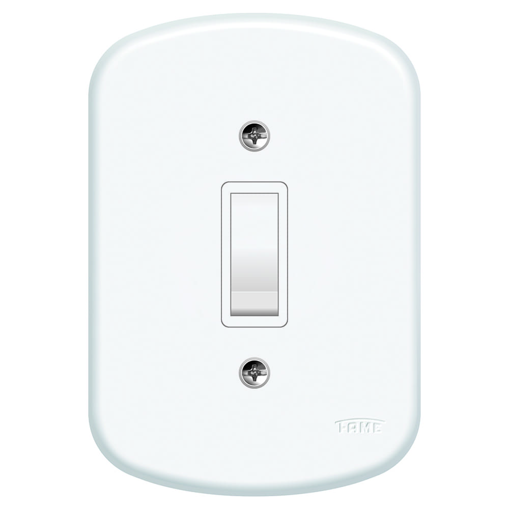 BLANC CONJUNTO 1 INTERRUPTOR FAME
