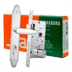 FECHADURA 803 EXTERNA CROMADA STAM