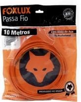 PASSA FIO COM ALMA DE ACO 10 MT FOXLUX