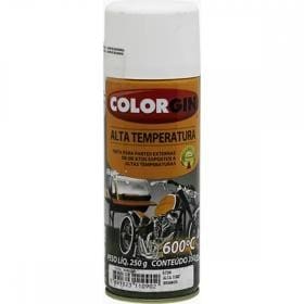 TINTA SPRAY ALTA TEMPERATURA BRANCO 350ML COLORGIN 5724