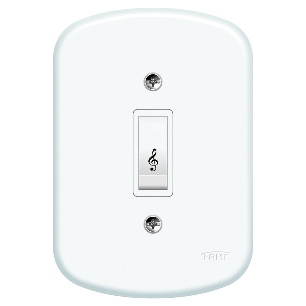 BLANC CONJUNTO 1 PULSADOR CAMPAINHA FAME