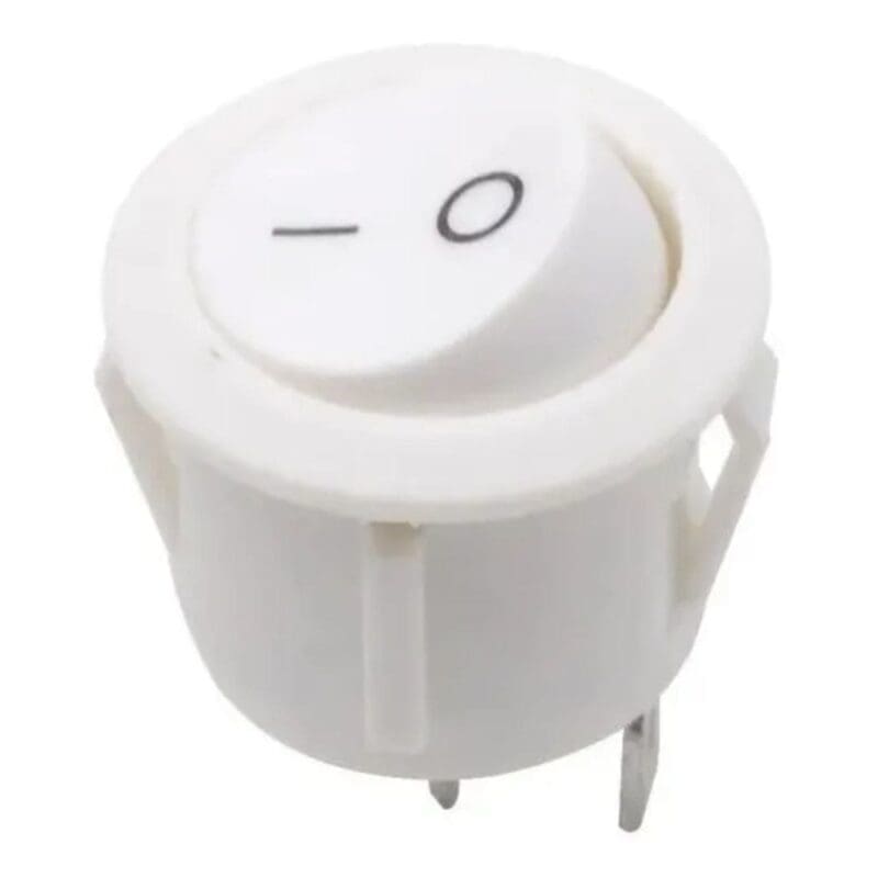 CHAVE GANGORRA REDONDA BRANCA LIG/DESL.