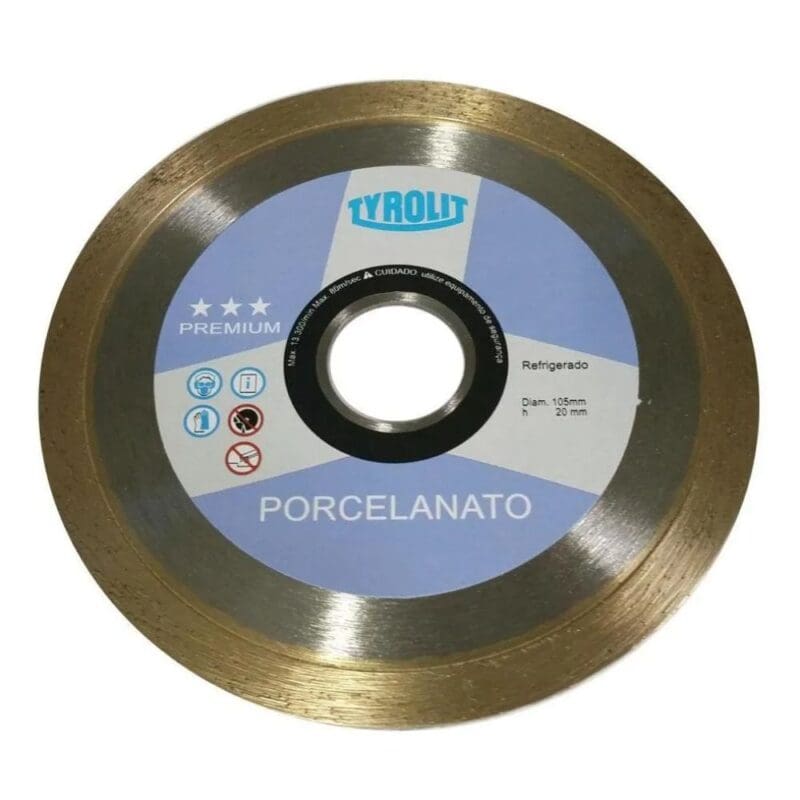 DISCO DIAM.LISO PORCEL.4"105mm PREMIUM-TYROLIT