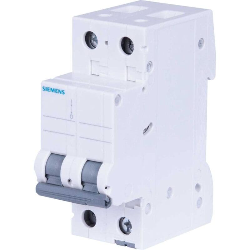 DISJUNTOR BIPOLAR DIN C 10A SIEMENS