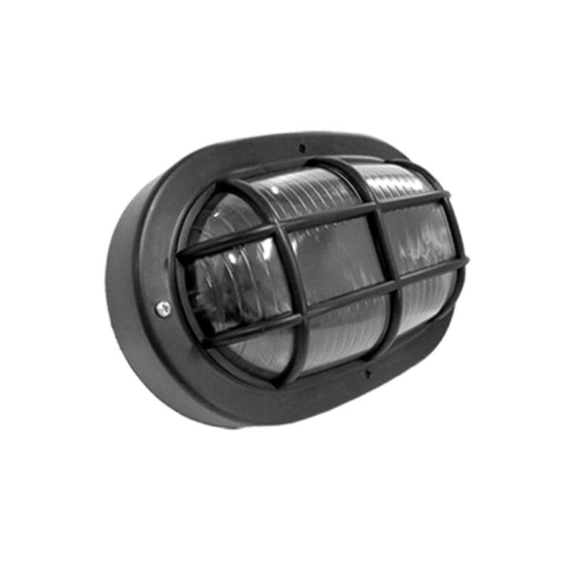 LUMINÁRIA TARTARUGA PVC E27/60W PRETA 1611 ILUMI