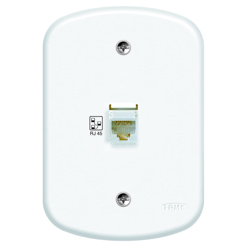 BLANC CONJUNTO 1 RJ45 FAME