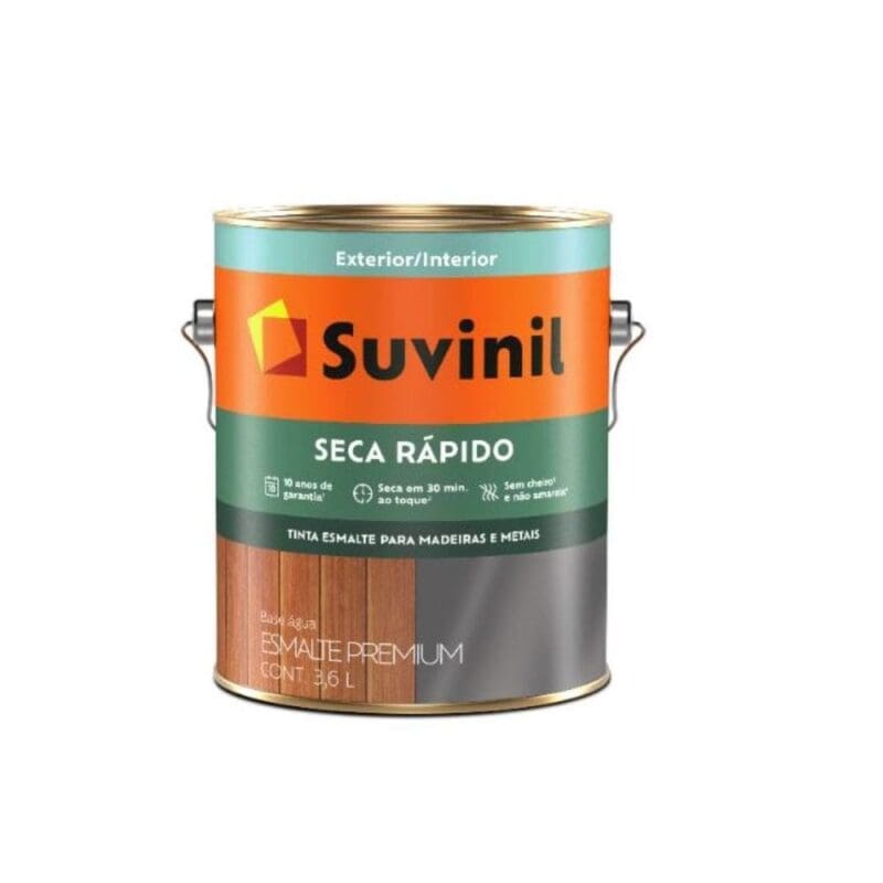 TINTA ESMALTE ACETINADO BRANCO 3.6L SUVINIL